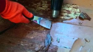 Как снять краску с деревянной поверхности