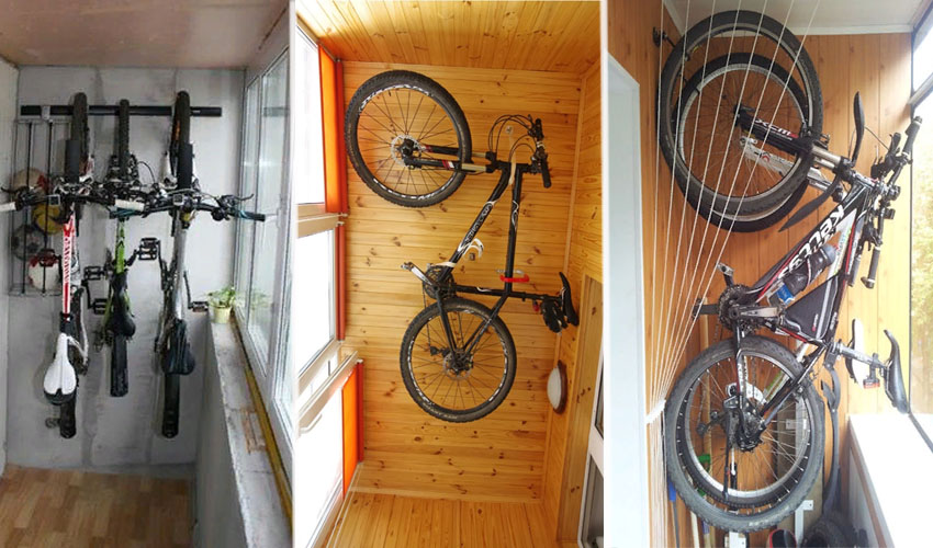 Как хранить велосипед в квартире зимой на балконе
